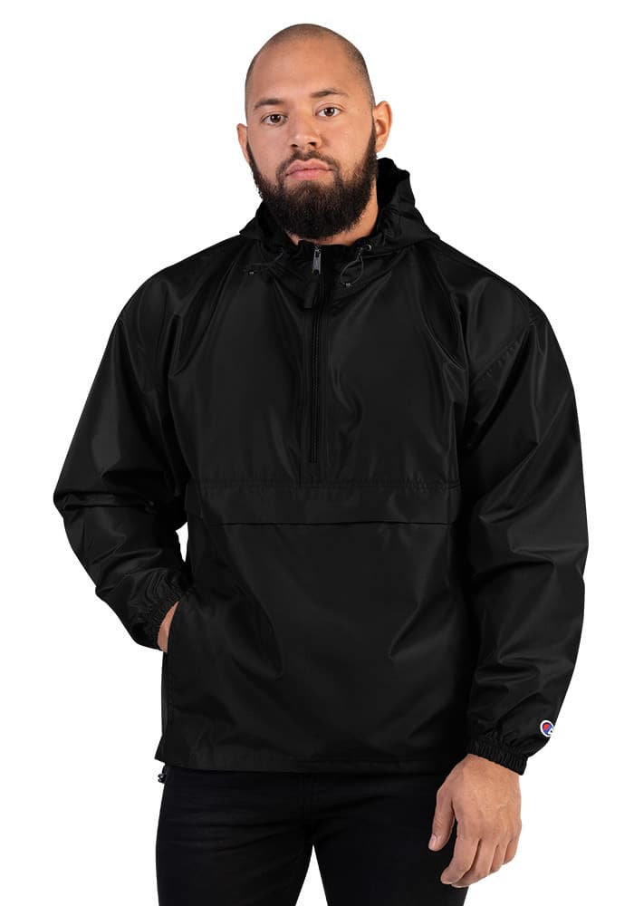Simply Floatin - Duck Rain Jacket - Champion.  - Black